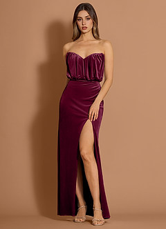Robe Longue Vin Georgina image3