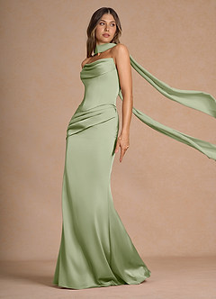 Maxi jurk Sorrel Stoffige Salie image3