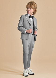 front Oliver Boys Grey 5-Piece Suit