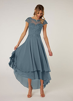 Azazie Shonda Mother of the Bride Dresses Twilight Lace Chiffon Dress image1