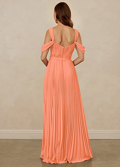 Christian Siriano Bridal for Azazie 1013 Bridesmaid Dresses Sunset A-Line Off the Shoulder Chiffon Dress image3