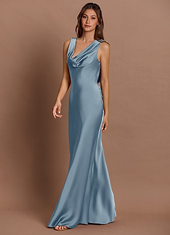 Cheryl 파우더 블루 맥시 드레스 image4