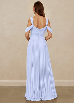 Christian Siriano Bridal for Azazie 1013 Brautjungfernkleider A-Linie Schulterfrei Chiffon Kleid Lavendel image3