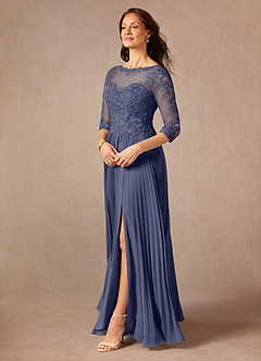 Azazie Corinne Mother of the Bride Dresses Stormy A-Line Sequins Chiffon Dress image5