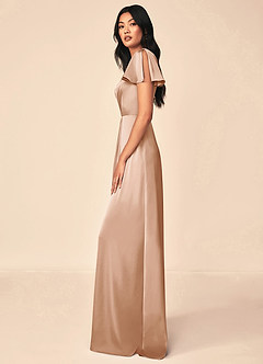 Azazie Soren Stretch Satin Dress Final Sale  image3