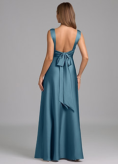 Azazie Beatrice Bridesmaid Dresses Bermuda A-Line Sweetheart Neckline Stretch Satin Dress image6