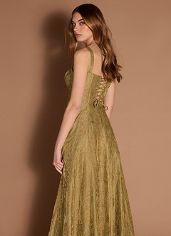 Sahara Honey Lace Up Maxi Dress image2