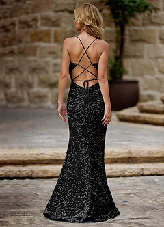 Allegra Negro Vestido largo image2