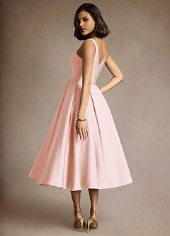 Tamsin Blush Pink Midi Dress image4
