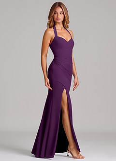 Azazie Emeria Suknie dla druhen Syrena Dekolt w kształcie serca Szyfon Do ziemi Sukienka image5