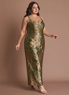 Robe Longue Sarcelle Vintage Christy image13