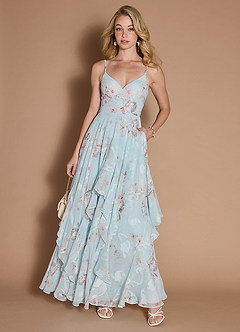 Dera Ice Blue Maxi Dress image3