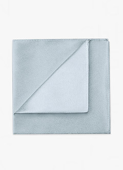 front Metallic Satin Pocket Square
