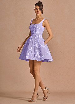 Brynn Pale Purple Mini Dress image3