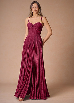 Robe Longue Merlot Akiko image5