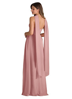 front Azazie 매칭 컬러 쉬폰 스카프