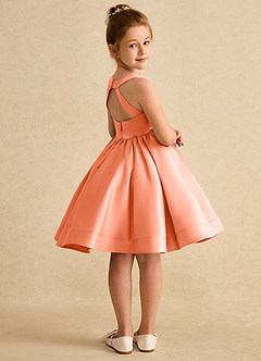 Azazie Julietta vestidos de niña de las flores Vestido de Atardecer de Tul de Princesa con Convertible image8
