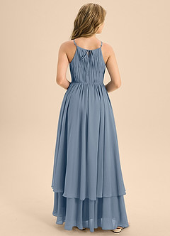 Azazie Elliora Junior Twilight A-Line Pleated Chiffon Dress image2