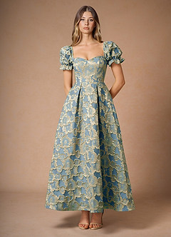 Amy Lake Blue Maxi Dress image4
