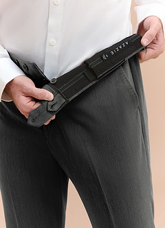 front William Charcoal Comfort Blend Dress Pants