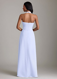 Azazie Clarisa Suknie dla druhen Linia A Pofałdowany Szyfon Do ziemi Sukienka image2