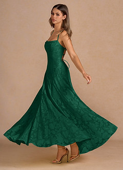 Marlo Hunter Green Corset Prom Dress image4