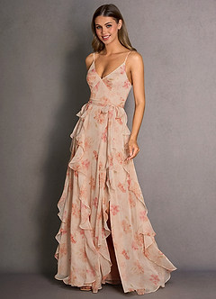 Robe Maxi Pêche Sienne image1