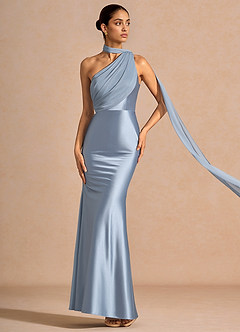 Giada Azul Pálido Vestido largo image1