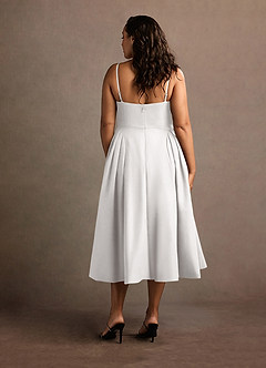 Vestido Blanco Midi Doris image8