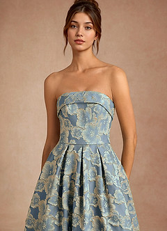 Florentine Blue Mini Dress image5