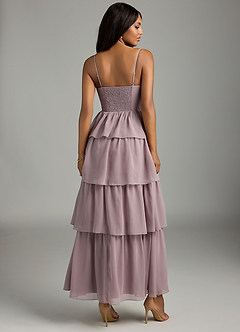 Azazie Kaiden Bridesmaid Dresses Dusk A-Line Sweetheart Neckline Chiffon Dress image11