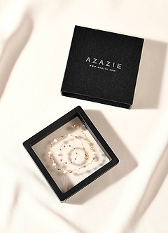 front Gold Beads Pearl Bracelet