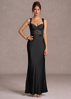 Vestido Negro Largo Ava image3
