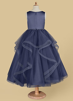 Azazie Sofia Flower Girl Dresses Stormy A-Line Beaded Tulle Dress image6