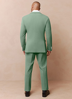 front James Matcha Structured Stretch Suit