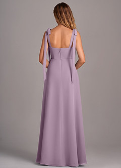 Azazie Debra Bridesmaid Dresses Wisteria A-Line with Pockets Chiffon Convertible Dress image3