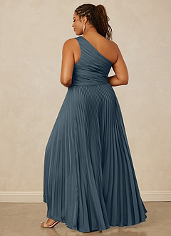 Christian Siriano Bridal for Azazie 1008 Brautjungfernkleider A-Linie One-Shoulder Stretch-Satin Kleid Zwielichtviolett image14