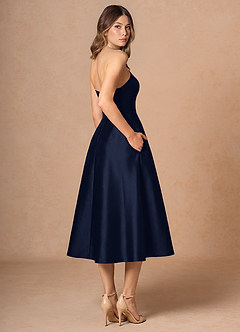 Adrianna Midi Klänning Marin image5
