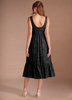 Juliette Black Midi Dress image8