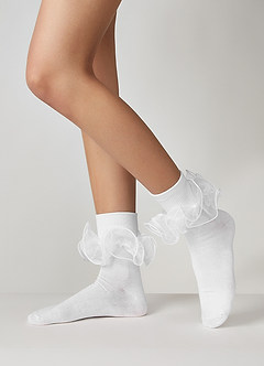 front Statement-Rüschensocken 3er-Set