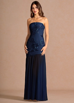 Maxi jurk Nerissa Marine image4