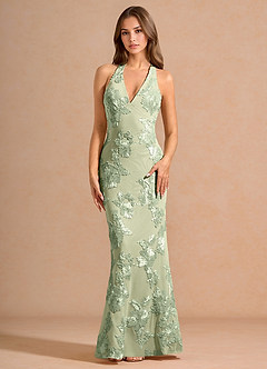 Maxi jurk Dulcie Licht Groen image3