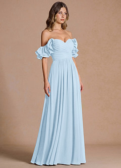 Robe Maxi Bleu Ciel Calantha image5