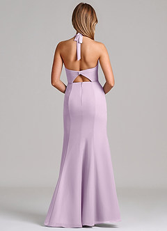 Azazie Emeria Bridesmaid Dresses Frosted Lilac Mermaid Sweetheart Neckline Chiffon Dress image2