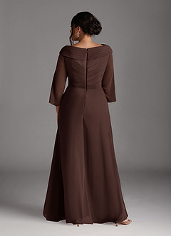 Azazie Jaycee Abiti per la Madre della Sposa Abito A-Line in Chiffon Ganache image8