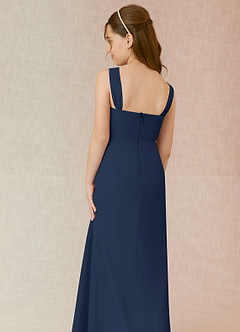 Azazie Denice Junior Cedar Rose A-Line Chiffon Dress image7