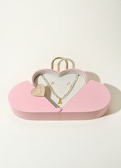 front Heart-Shaped Fold-Out Gift Box