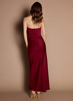 Vestido Merlot Largo Trinity image2