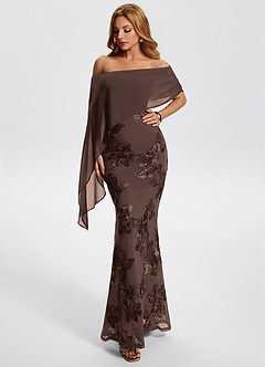 Rhiannon Mocha Brown Maxi Dress image3