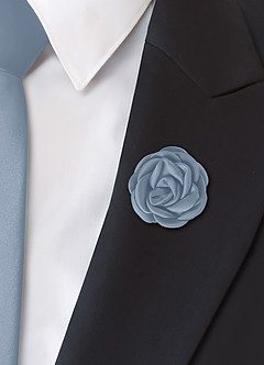 Matte Satin Floral Lapel Flower